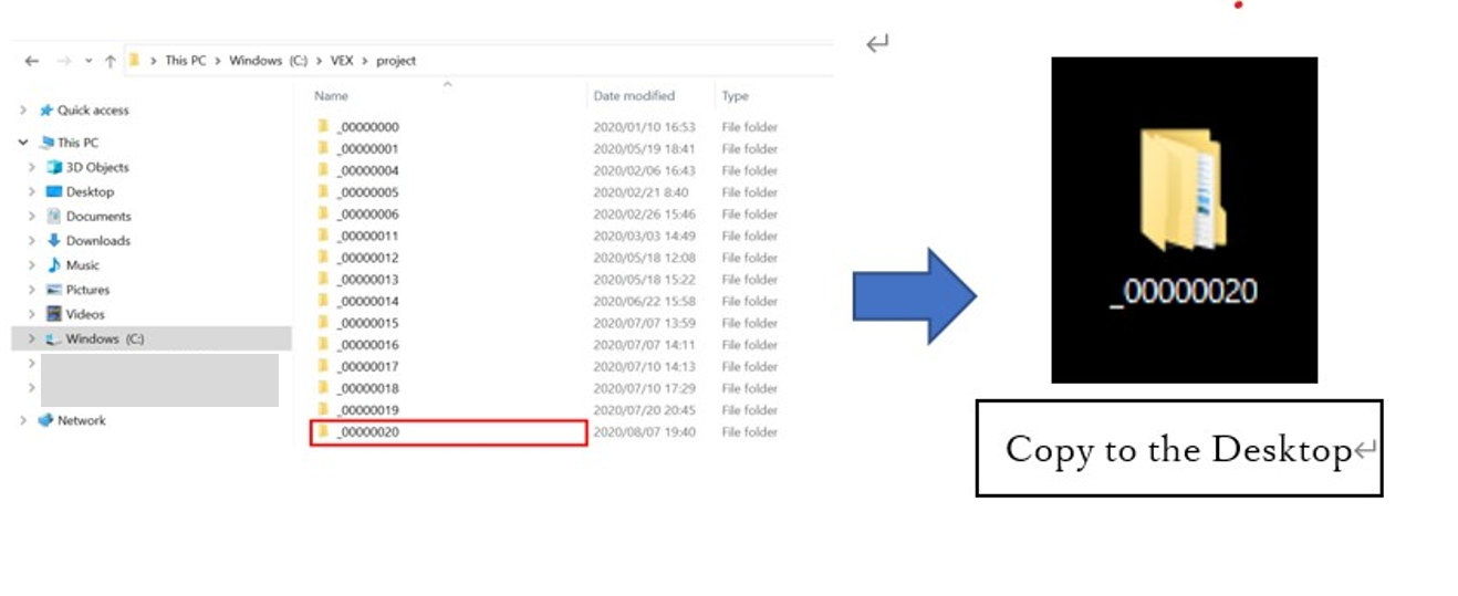 How to manually export and import projects